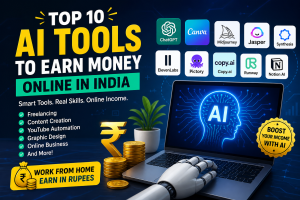 AI tools to earn money online in India | Top 10 Websites